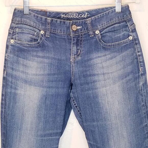 Maurices Curvy Stretch Medium Wash Bootcut  Denim Jeans 28x33 - Picture 4 of 9